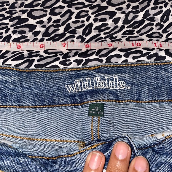 Wild Fable denim mini (size 12) - Picture 2 of 4